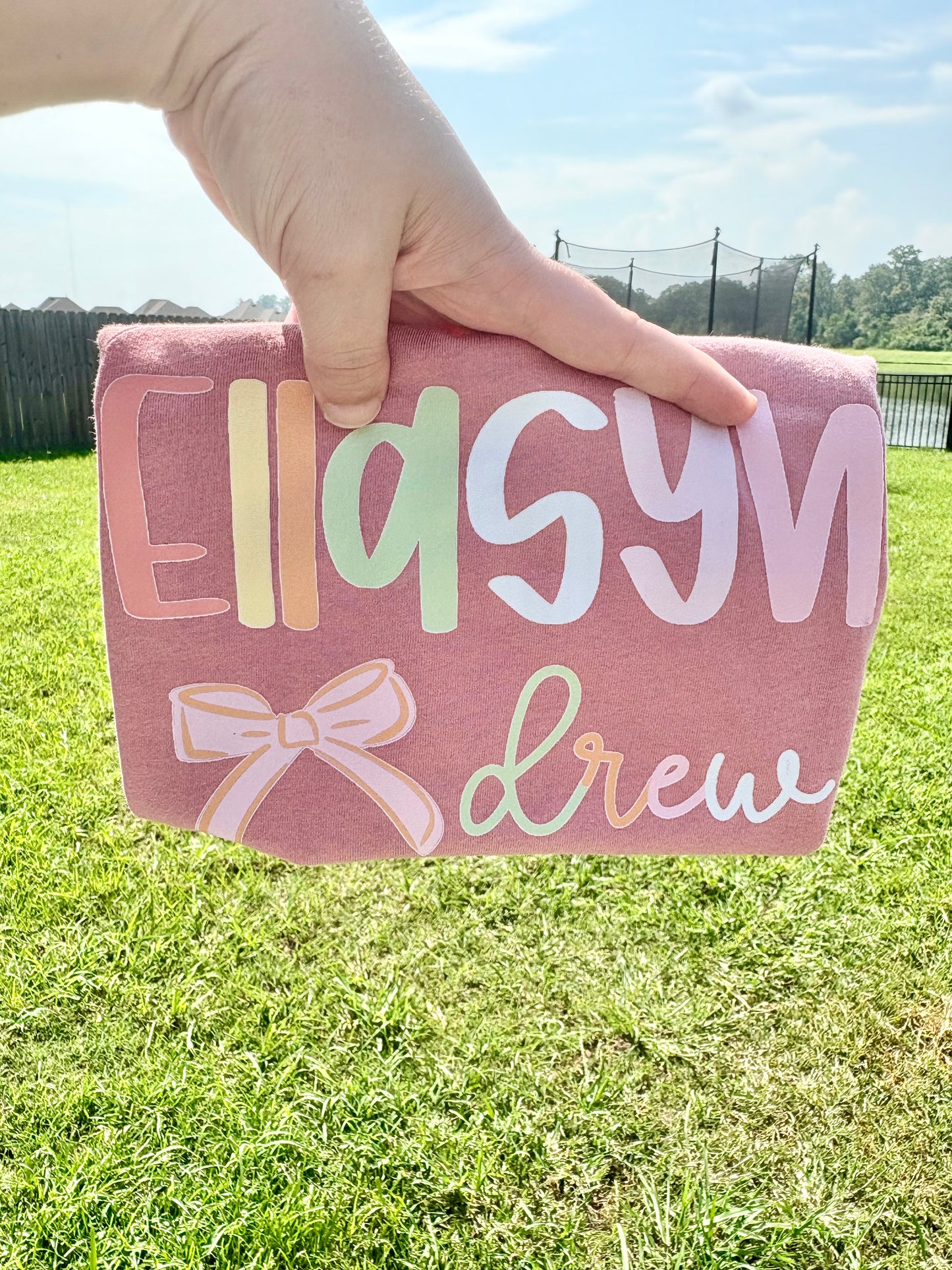 Bow name - Pastel