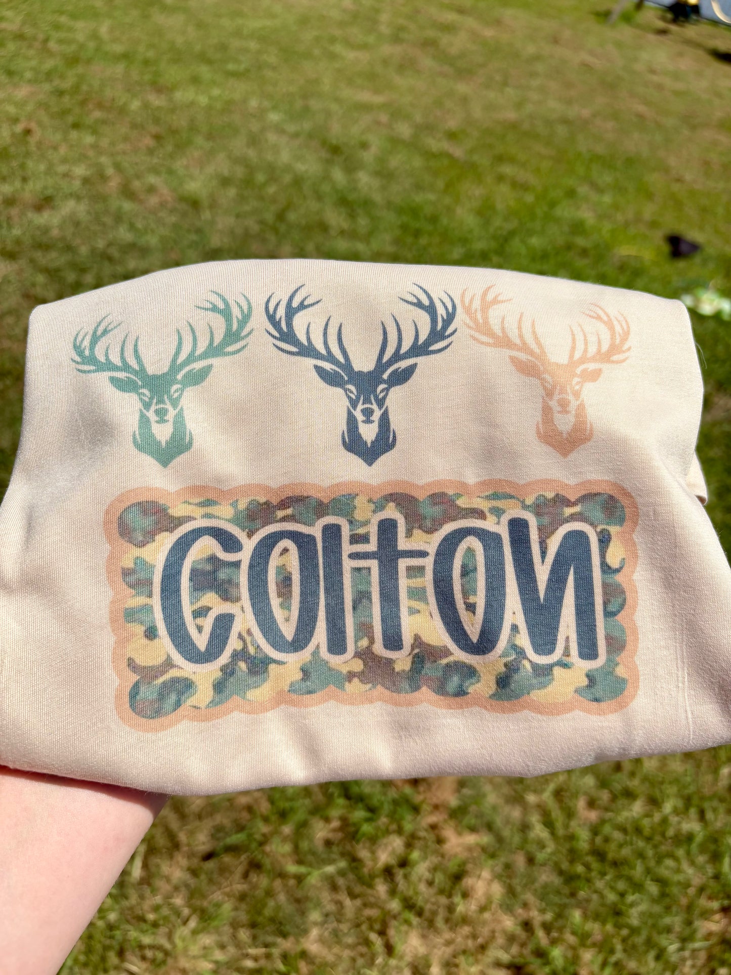 Deer Hunting Name Plate