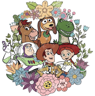 Floral Toy Story