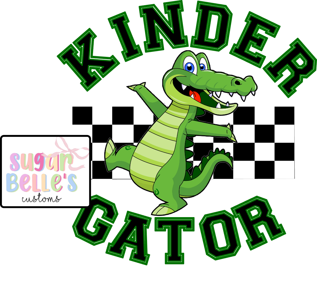 Kinder Gator - With Checkard