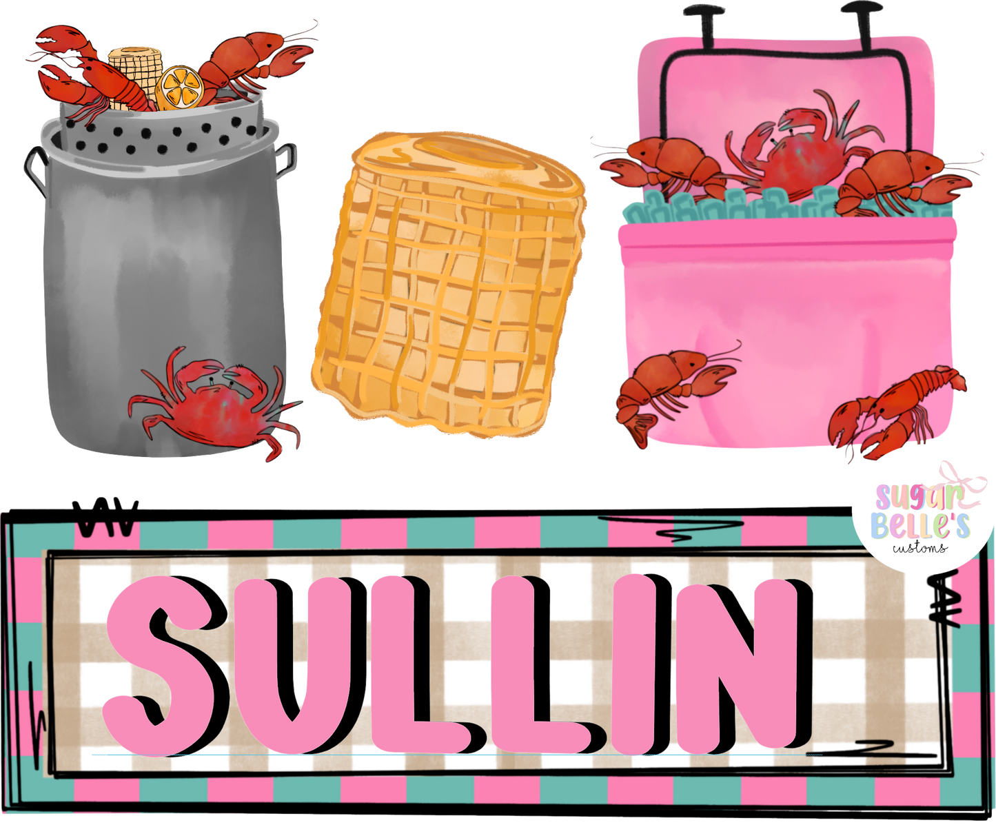 Personalized Crawfish Boil - Girl