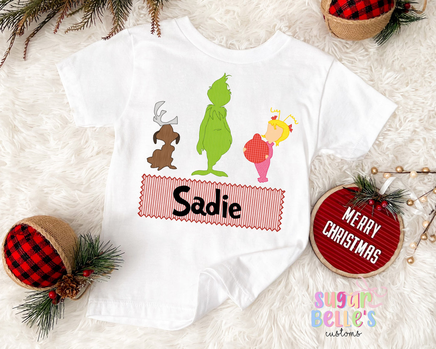 Grinch Name- Short Sleeve