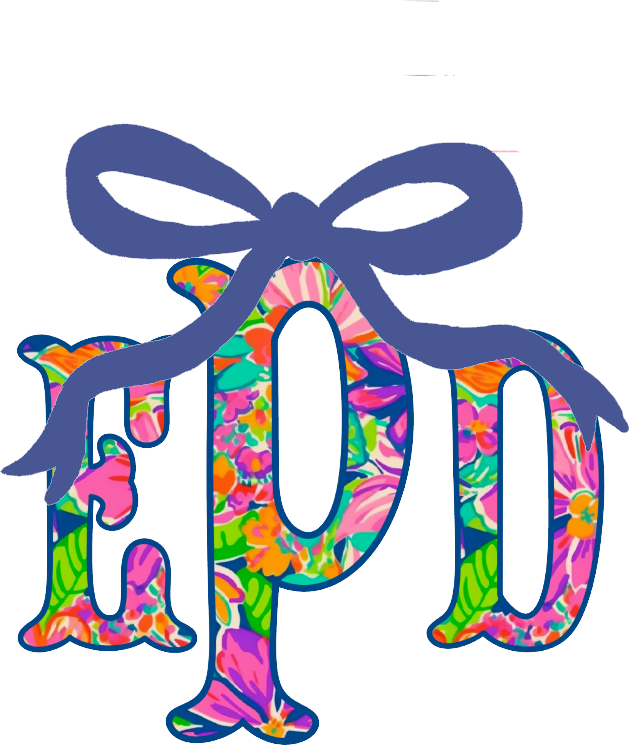 Colorful Girly Monogram