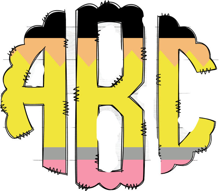 Pencil Monogram