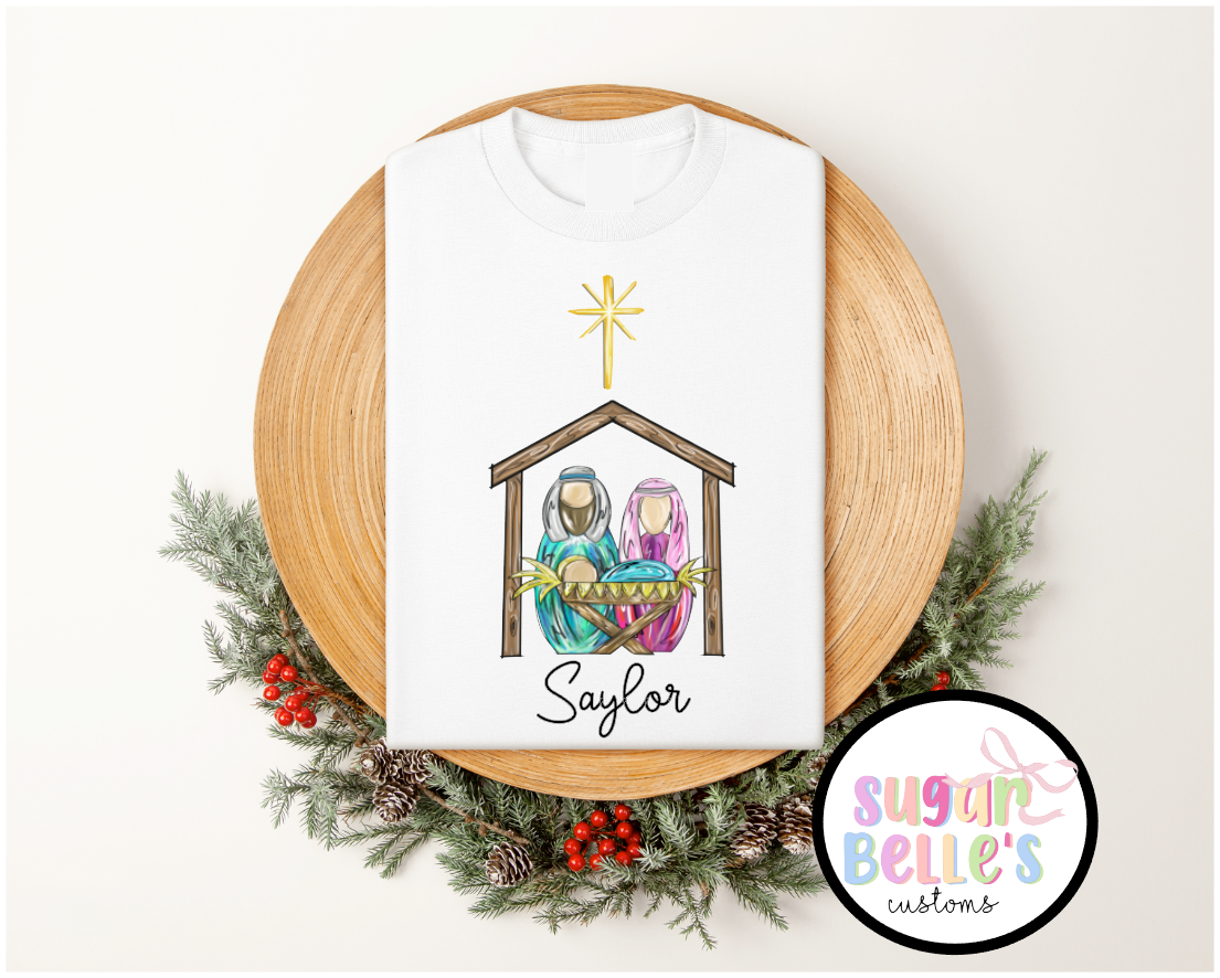 Hand Drawn Manger