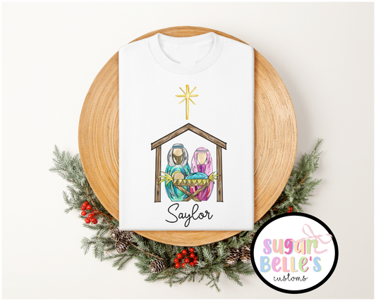 Hand Drawn Manger