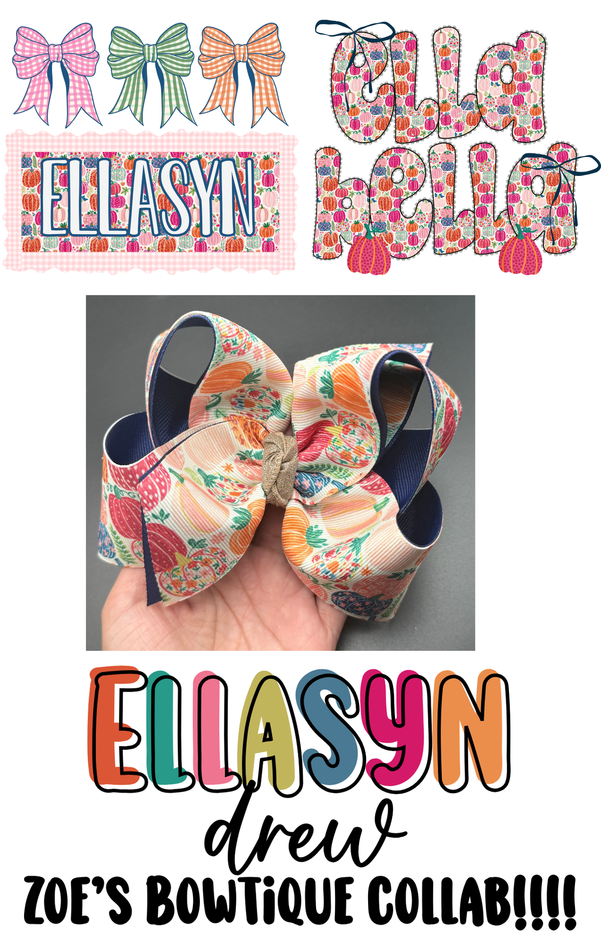 PUMPKIN POSEY - ZB COLLAB