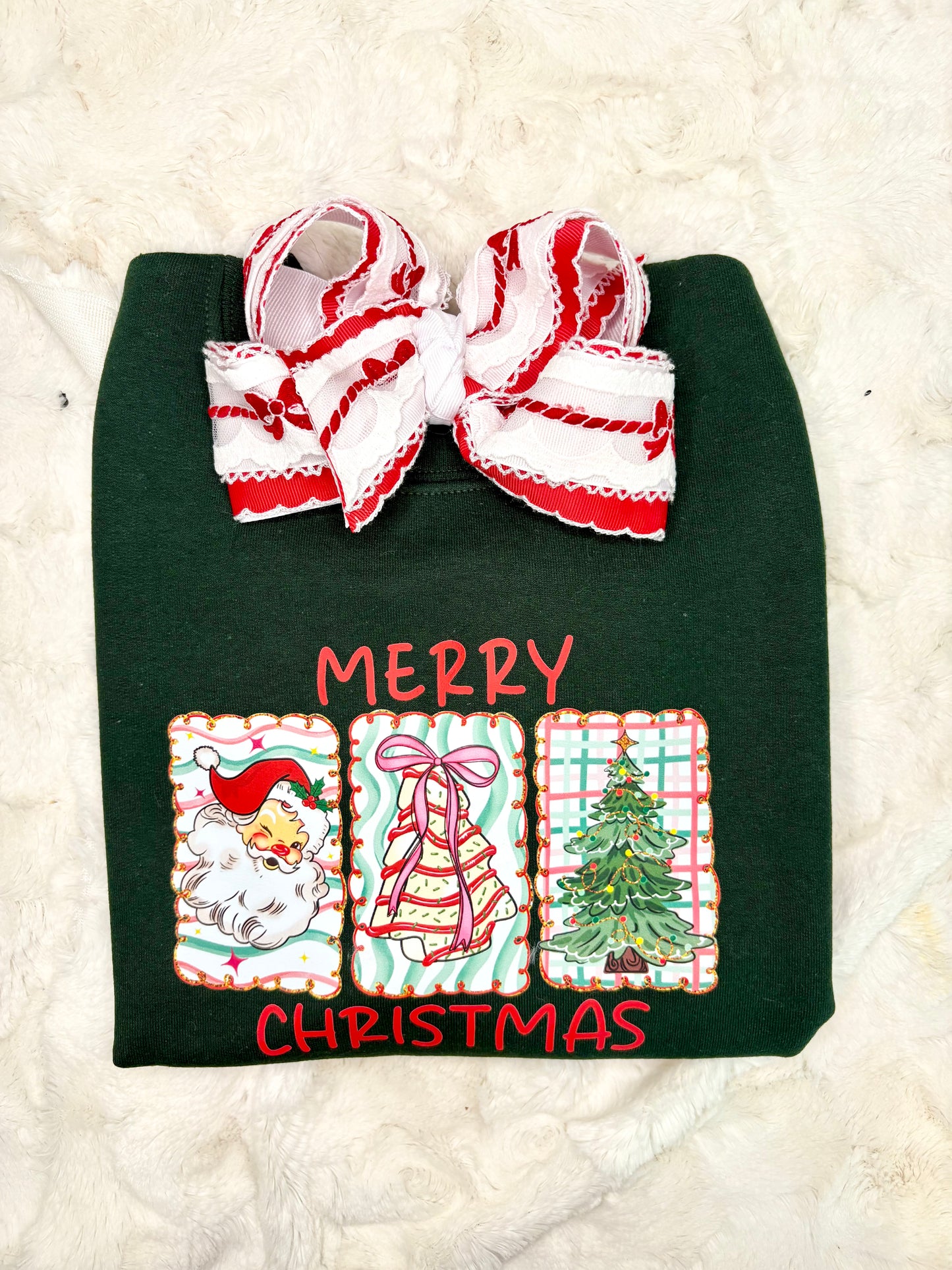 Santa Tree Cake and Tree Christmas