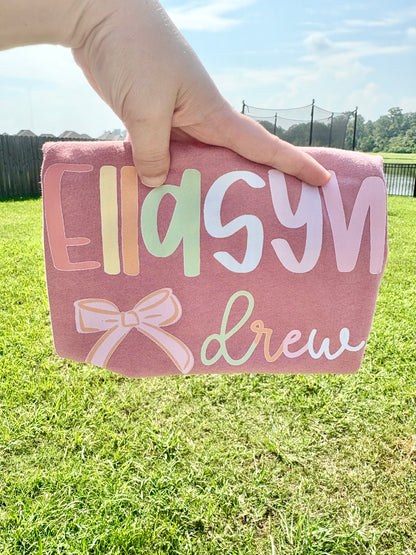 Bow name - Pastel