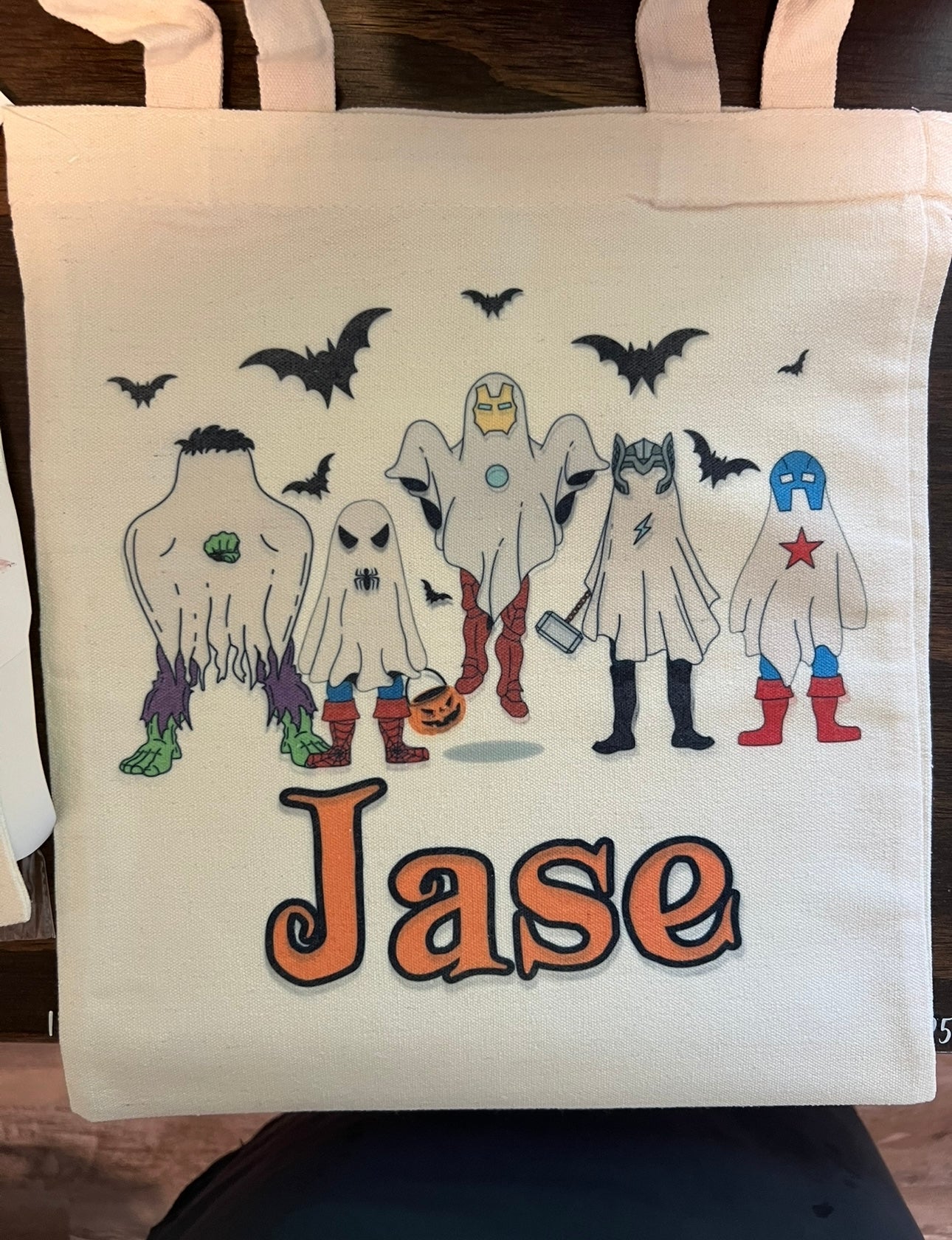 Personalized Tote Bags Trick or Treat