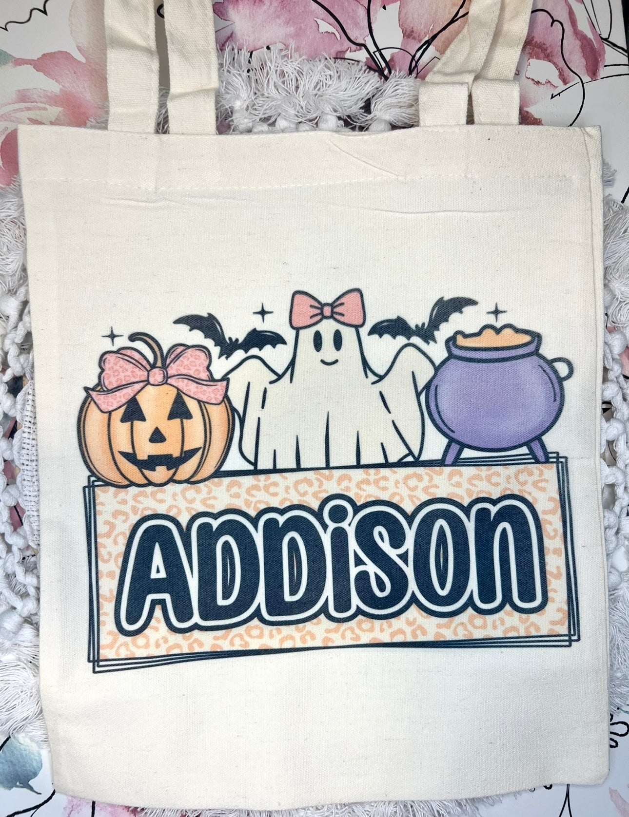 Personalized Tote Bags Trick or Treat