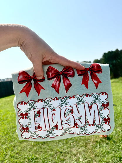 Holly Jolly Name Plate