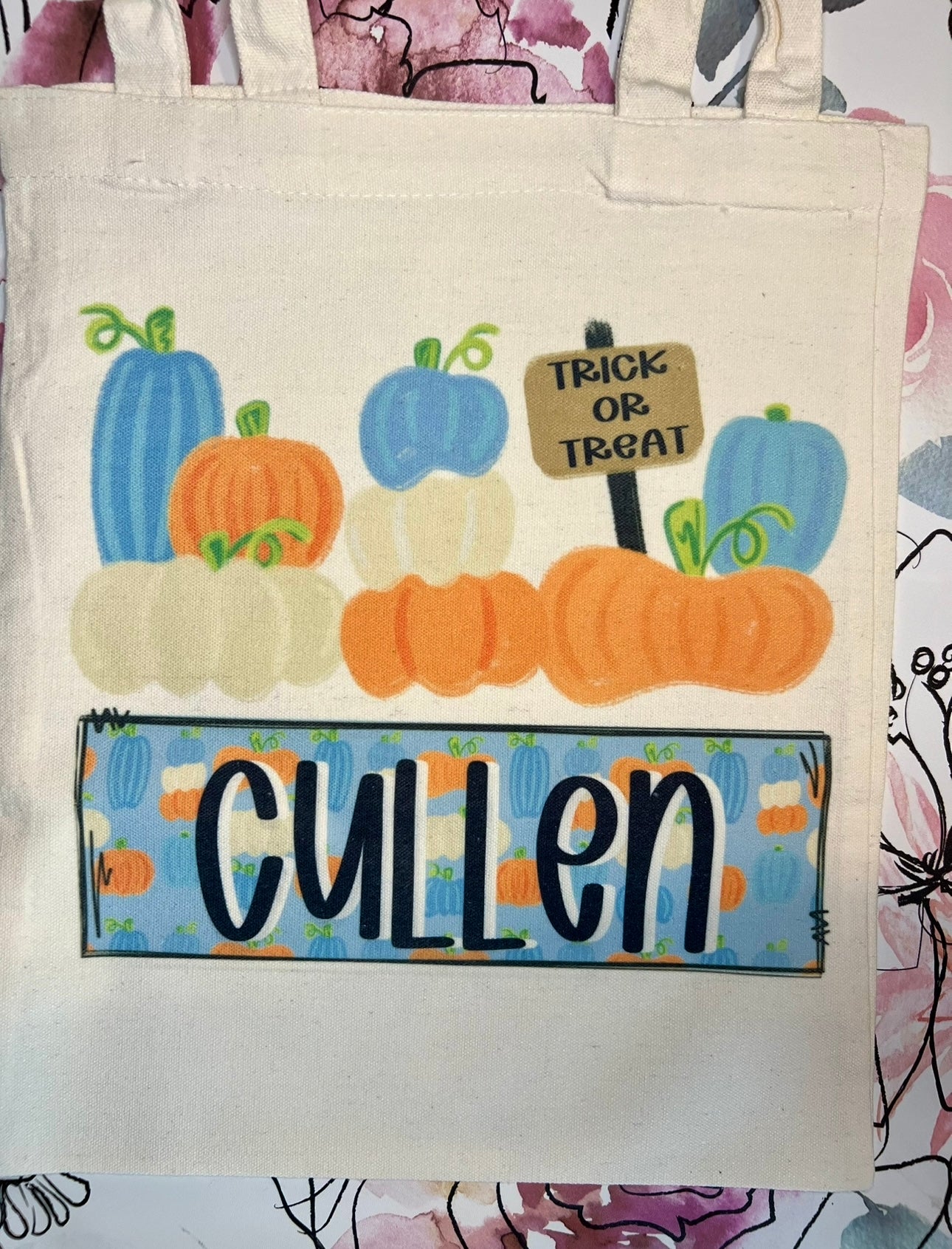 Personalized Tote Bags Trick or Treat