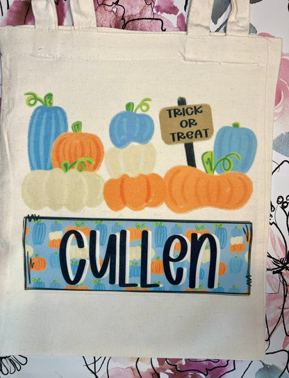 Personalized Tote Bags Trick or Treat