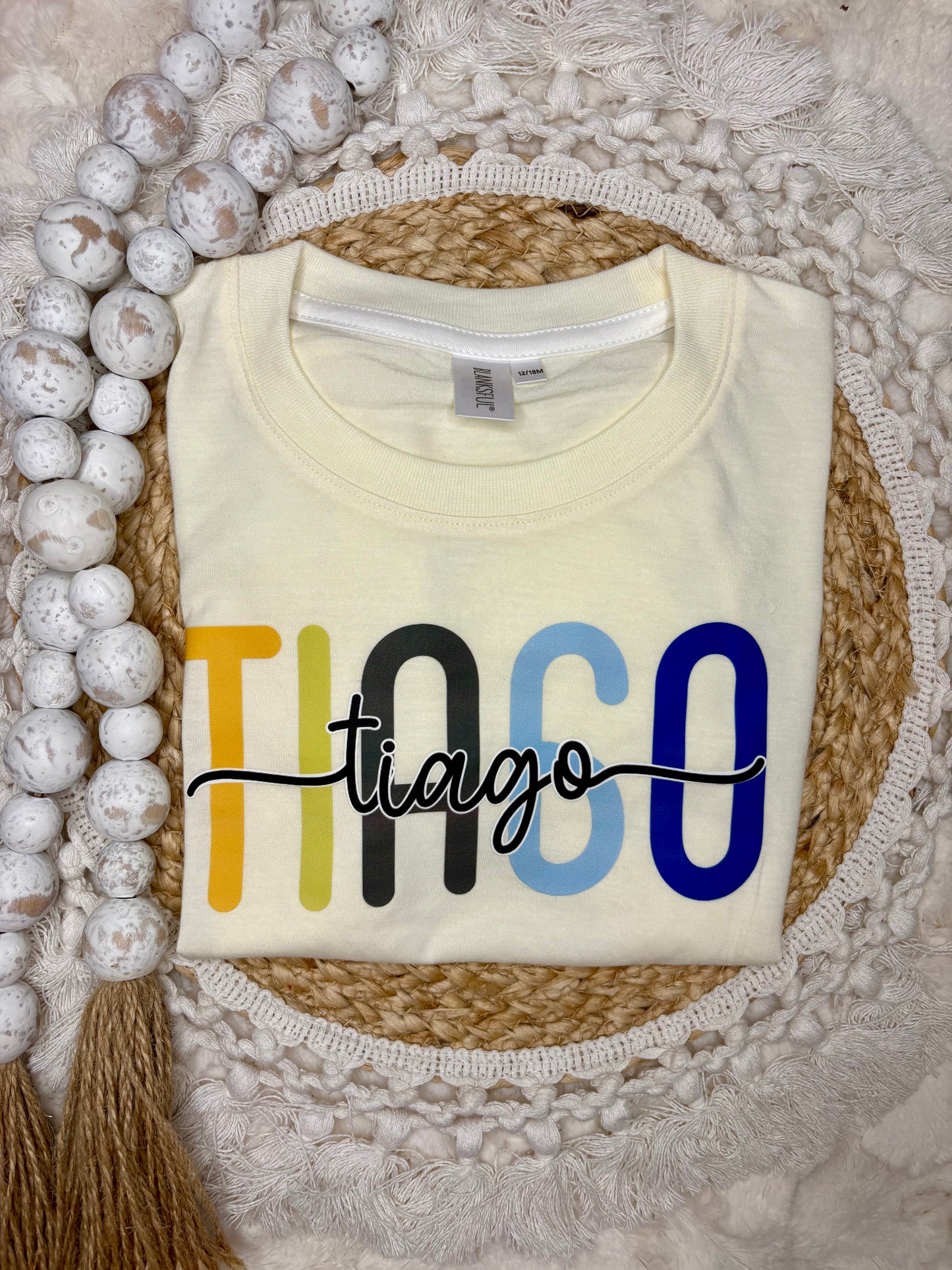 Funky Bubble  name (please specify boy or girl colors in personalization!)