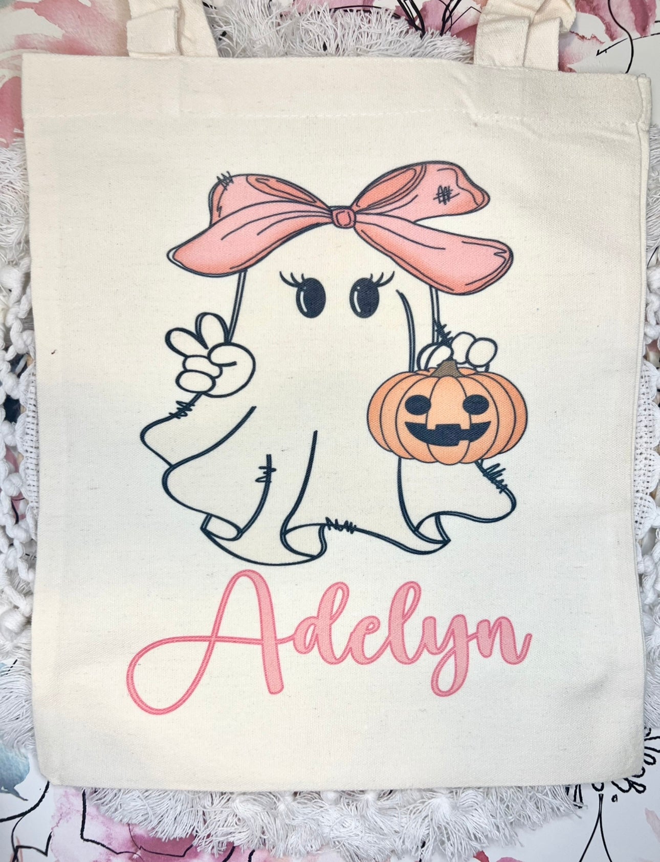 Personalized Tote Bags Trick or Treat