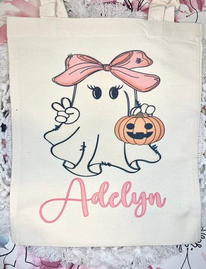 Personalized Tote Bags Trick or Treat