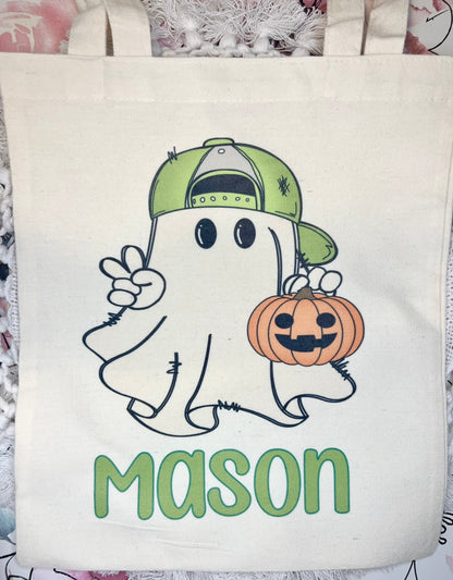 Personalized Tote Bags Trick or Treat