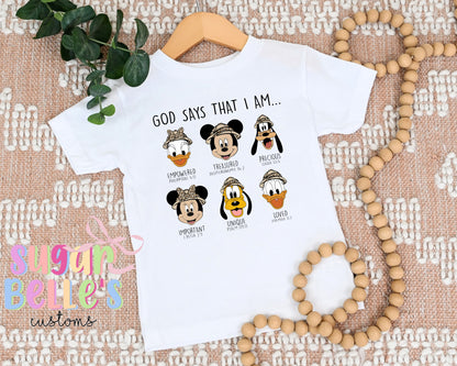God Says I Am - Mickey Safari Hats