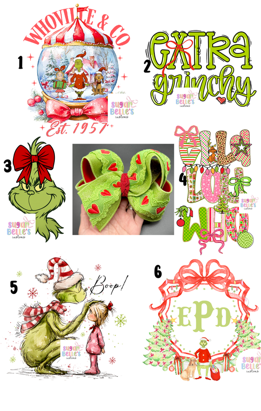 GRINCH DROP - ZOE'S BOWTIQUE MATCH!
