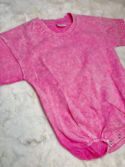 Pink Acid Wash Black Bubble