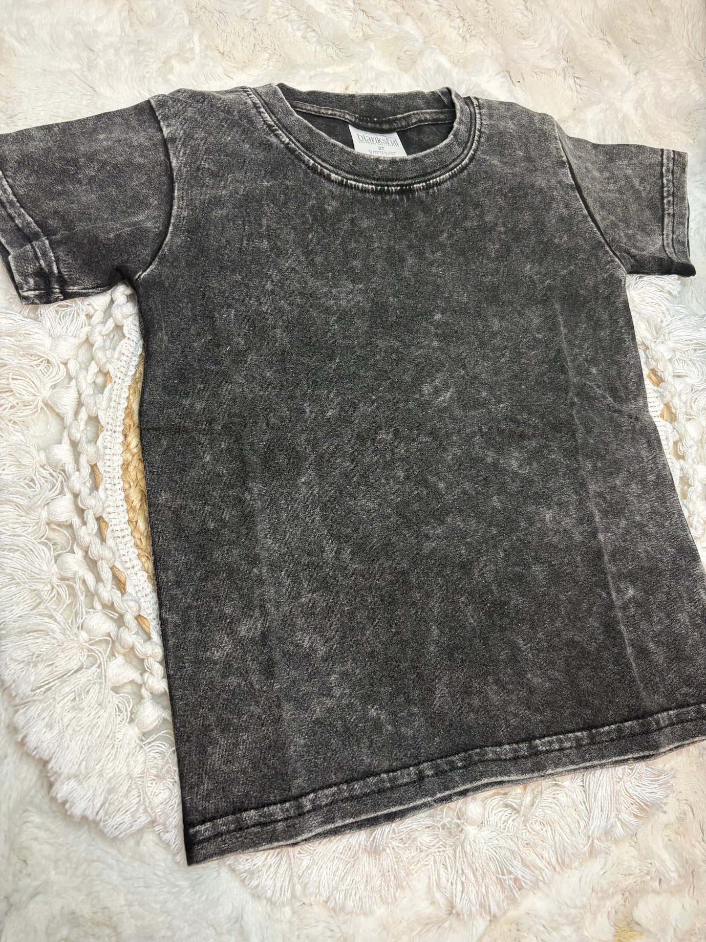 Acid Wash Black Tee