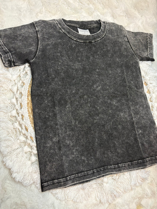 Acid Wash Black Tee