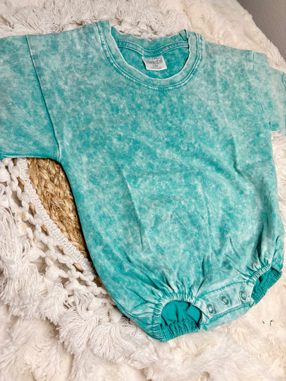 Blue/Green Acid Wash Bubble