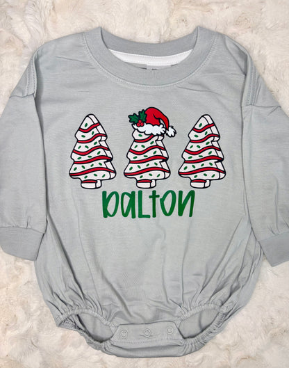 Christmas Tree Cake Santa Hat Name