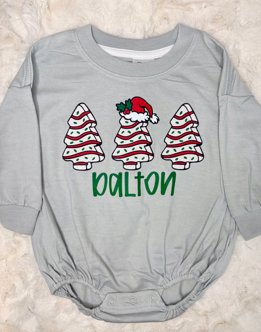 Christmas Tree Cake Santa Hat Name