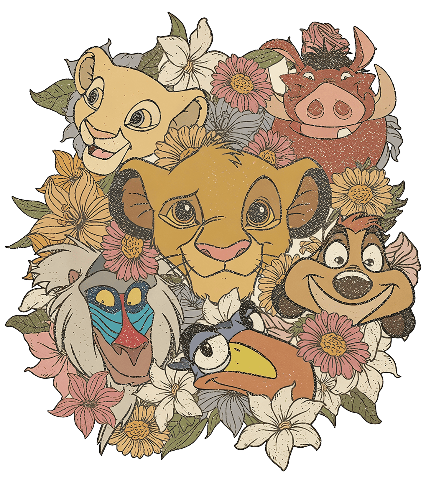 Floral Lion King