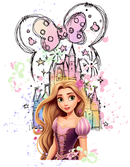 Full Colorful Rapunzel