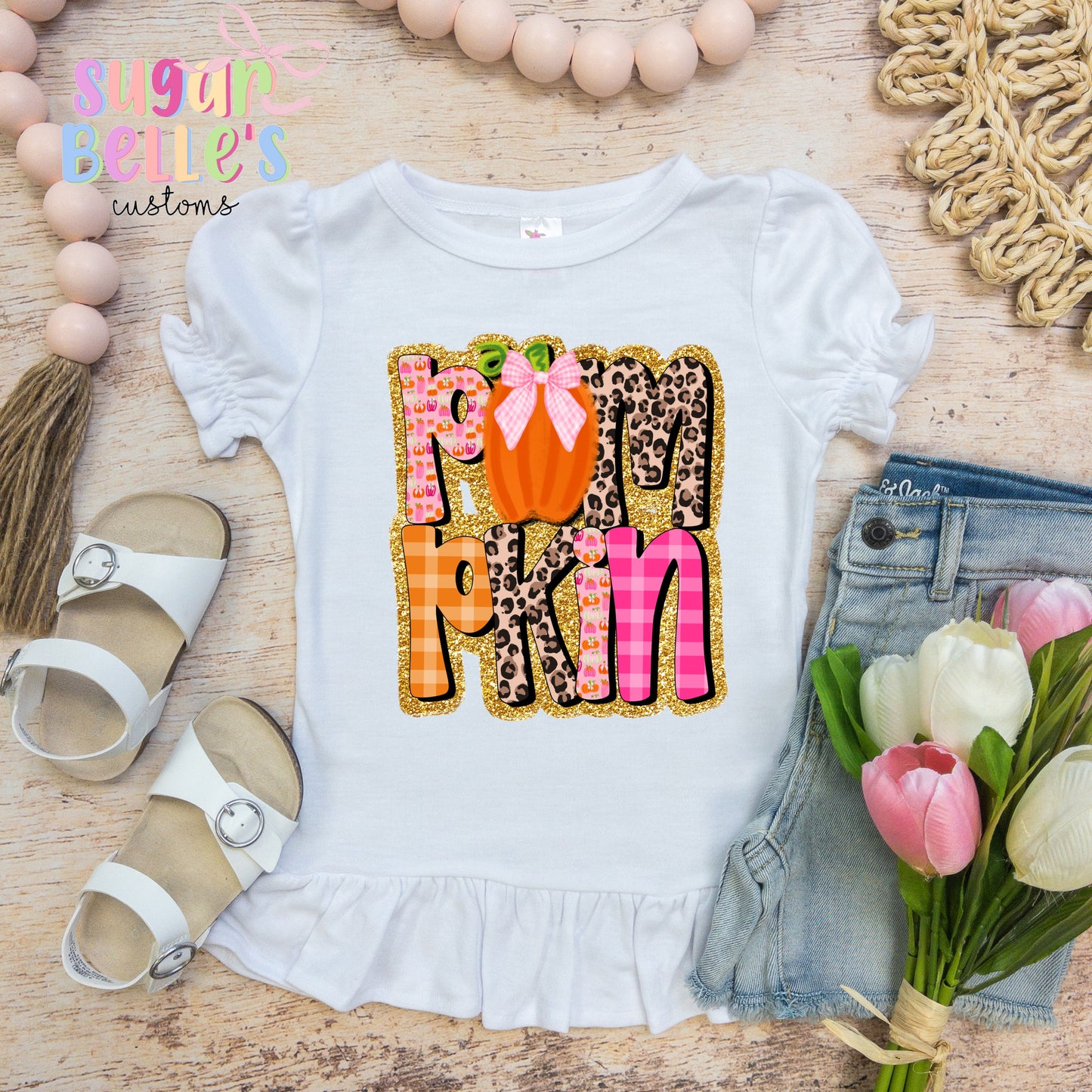 Ruffle Pink Pumpkin