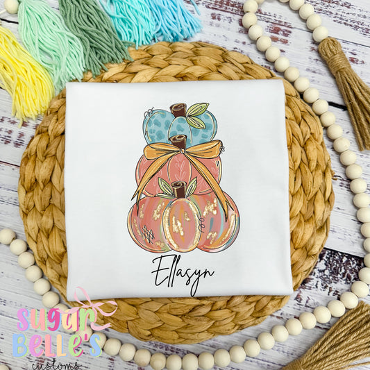 Personalized Fall Pumpkin Name