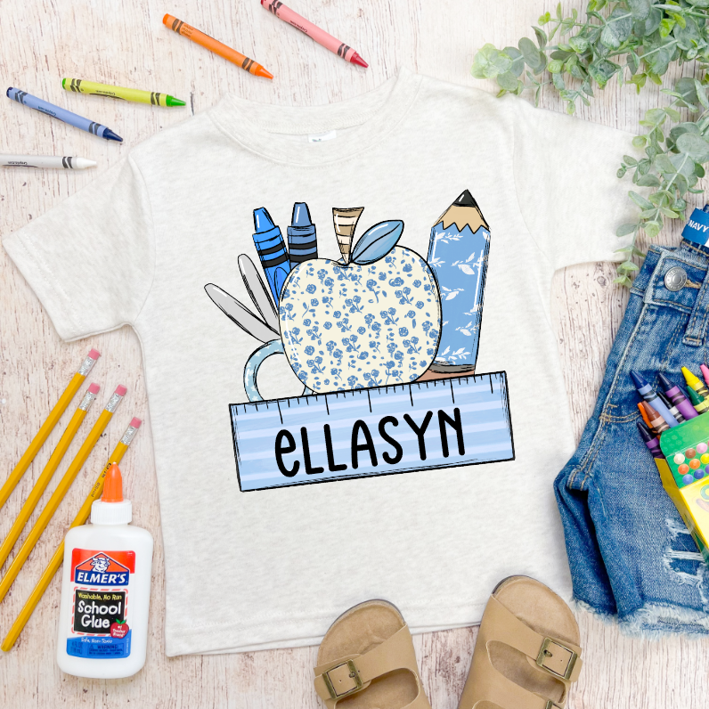 Blue School Supply Name
