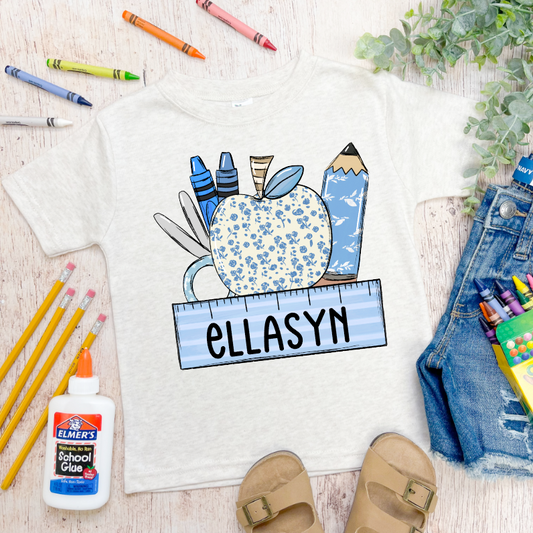 Blue School Supply Name
