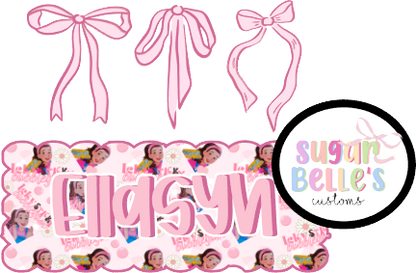 Bubble Gum Name Plate