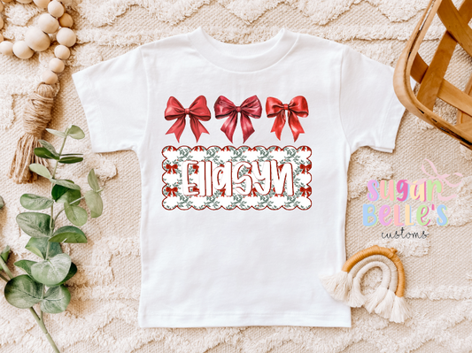 Holly Jolly Name Plate