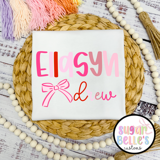 Bow name - Pink