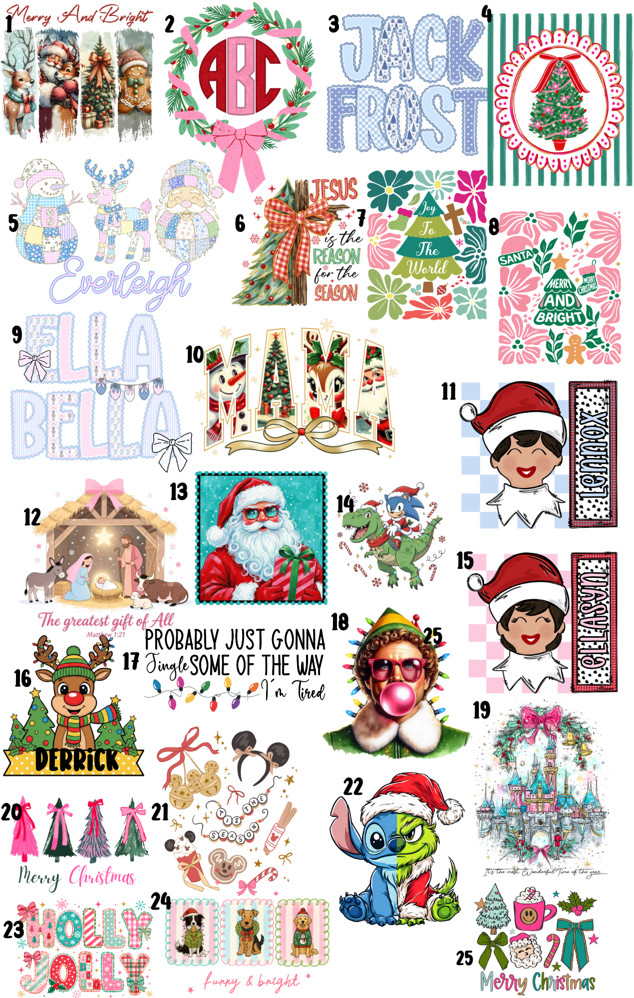 CHRISTMAS IN JULY - DROP 1