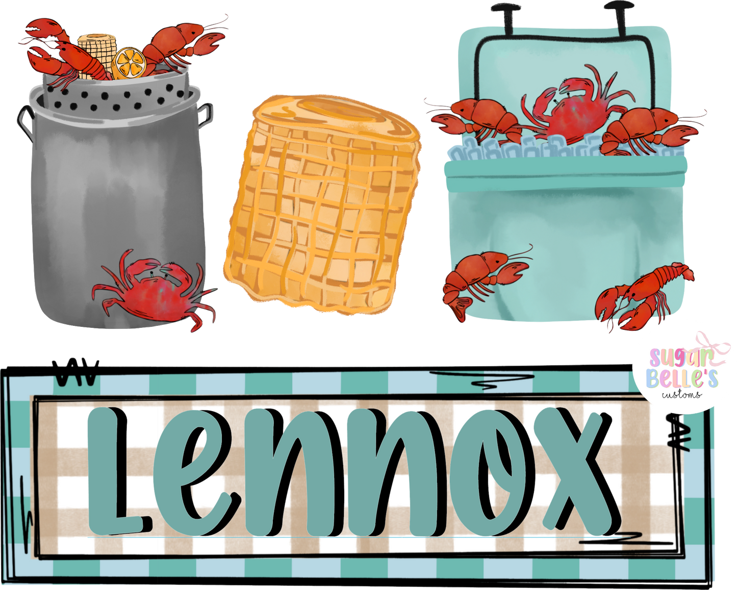 Personalized Crawfish Boil - Boy