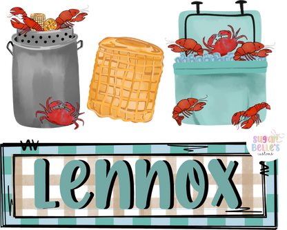 Personalized Crawfish Boil - Boy
