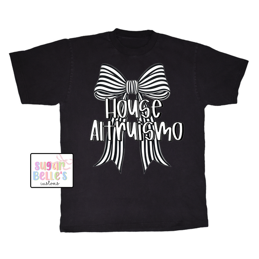 House Altruismo - Black and White Bow - Gators