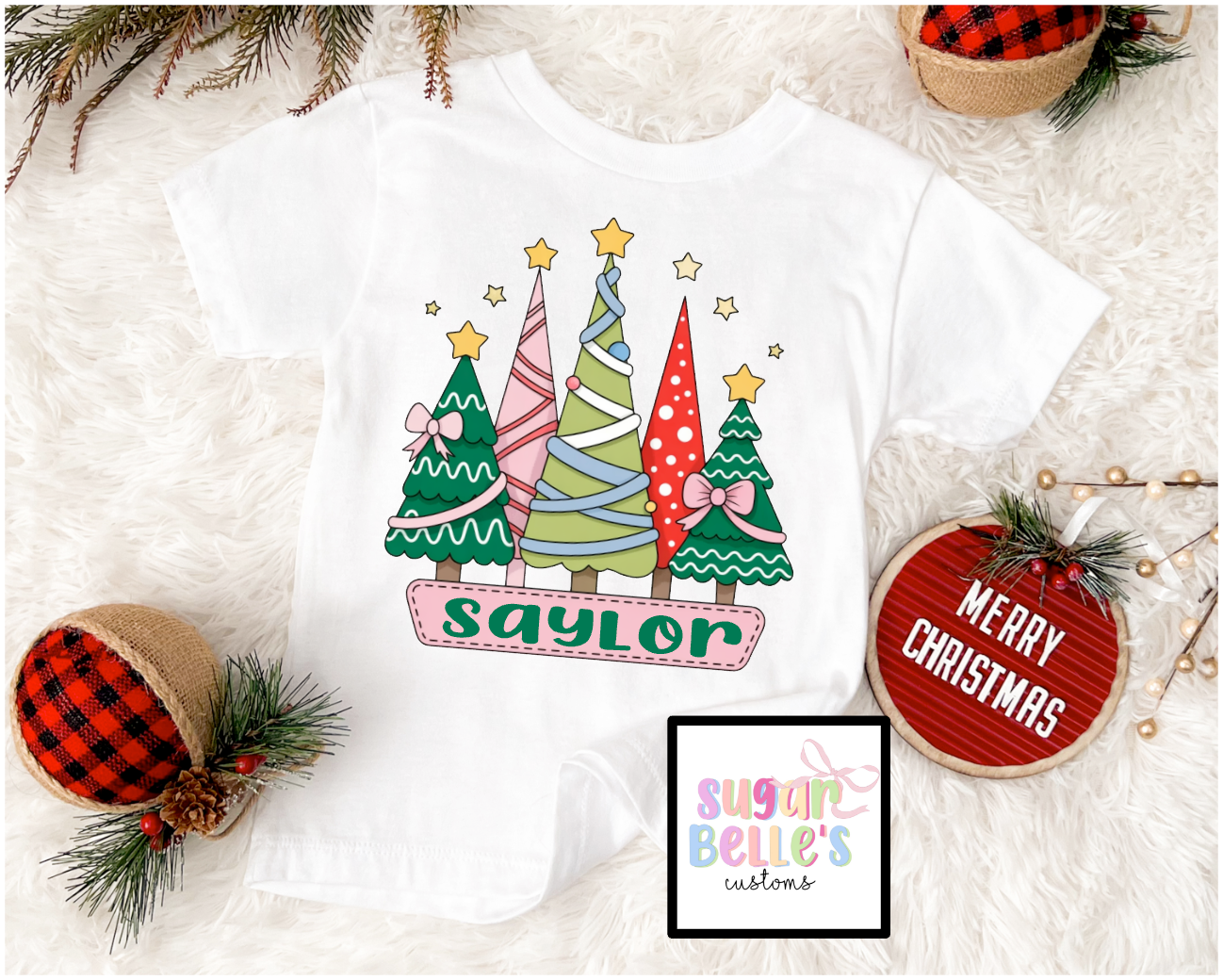 Christmas Tree Name Plate