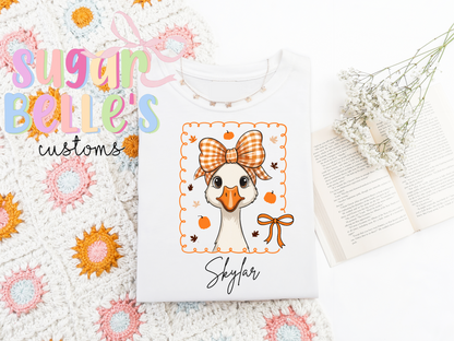 Personalized Fall Goose Name