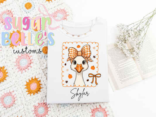 Personalized Fall Goose Name