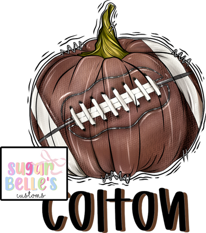 Football Pumpkin