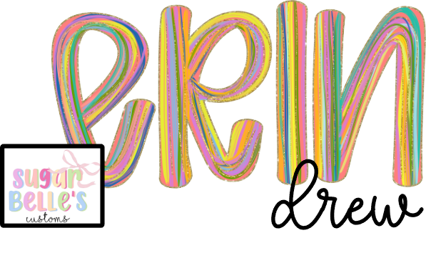 Brushstroke Colorful Name