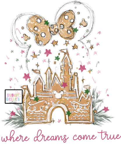 Gingerbread Disney Castle