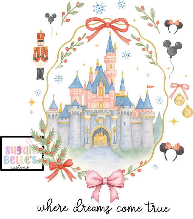 Disney Christmas Castle